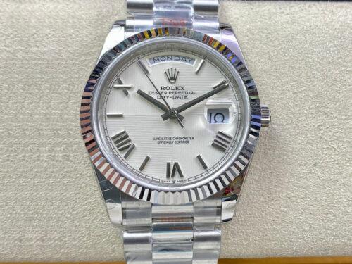 Replica Rolex Day Date 228239-83419 EW Factory Stainless Steel Strap