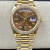 Replica Rolex Day Date M128348RBR-0005 EW Factory Gold Strap