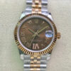 Replica Rolex Datejust M278271-0004 31MM EW Factory Brown Bezel