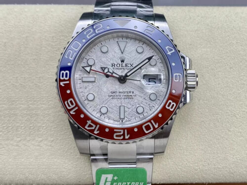 Replica Rolex GMT Master II M126719blro-0002 C+ Factory Stainless Steel Strap