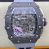 Replica Richard Mille RM-011 KV Factory Purple Rubber Strap - Replica Watches Factory