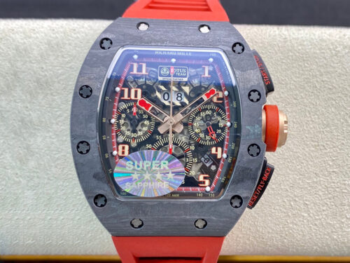 Replica Richard Mille RM011 KV Factory V3 Red Strap - Replica Watches Factory