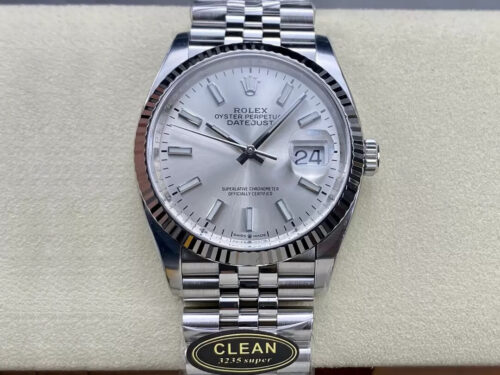 Replica Rolex Datejust M126234-0013 36MM Clean Factory Stainless Steel Strap - Replica Watches Factory