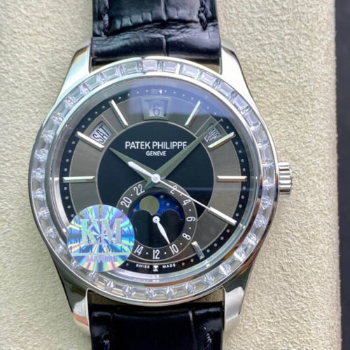 Replica Patek Philippe Grand Complications 5205G KM Factory Black Strap - Replica Watches Factory