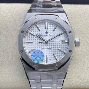 Replica Audemars Piguet Royal Oak 15450ST.OO.1256ST.01 JF Factory White Dial - Replica Watches Factory