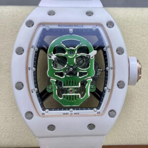 Replica Richard Mille RM52-01 YS Factory Green White Tourbillon Dial - Replica Watches Factory