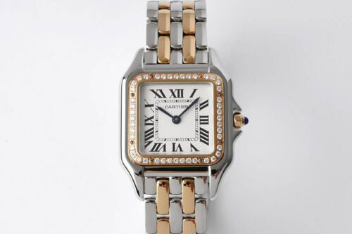 Replica Panthere De Cartier W3PN0007 27MM BV Factory Diamond Bezel - Replica Watches Factory