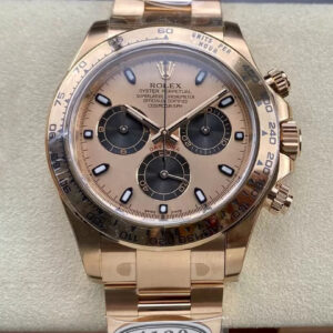 Replica Rolex Cosmograph Daytona M116505-0009 Clean Factory Gold Strap - Replica Watches Factory