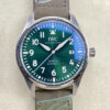 Replica IWC Pilot IW328205 M+ Factory Grey Green Dial - Replica Watches Factory