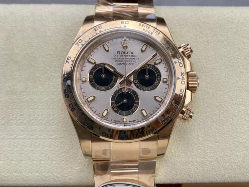 Replica Rolex Cosmograph Daytona M116505-0016 Clean Factory Gold Bezel - Replica Watches Factory