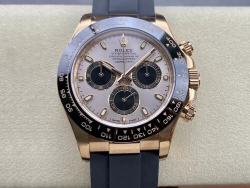 Replica Rolex Cosmograph Daytona M116515LN-0059 Clean Factory Black Bezel - Replica Watches Factory