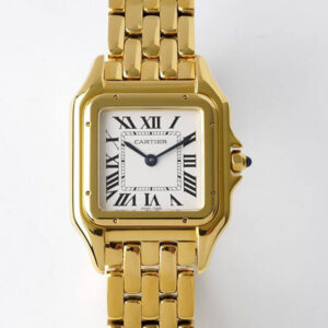 Replica Panthere De Cartier WGPN0009 27MM BV Factory Gold Bezel - Replica Watches Factory