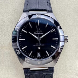 Replica SBF Omega Constellation 131.33.41.21.01.001 VS Factory Black Leather Strap - Replica Watches Factory