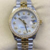 Replica Rolex Datejust M278383RBR-0028 31MM EW Factory Diamond Dial - Replica Watches Factory