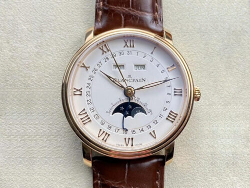 Replica Blancpain Villeret 6654-3642-55B OM Factory V3 White Dial - Replica Watches Factory