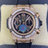 Replica Hublot BIG BANG Unico 421.OX.1180.RX.0904 BB Factory Diamond Rubber Bezel Watch