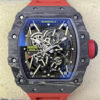 Replica Richard Mille RM35-02 T+ Factory Skeleton Dial Red Strap