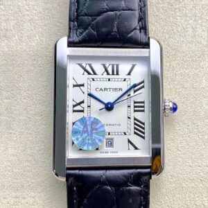 Replica Cartier Tank W5200027 AF Factory Leather Strap