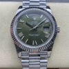 Replica Rolex Day Date M228236-0008 GM Factory V2 Green Dial Stainless Steel