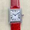 Replica Cartier Tank 27MM K11 Factory V2 Red Leather Strap
