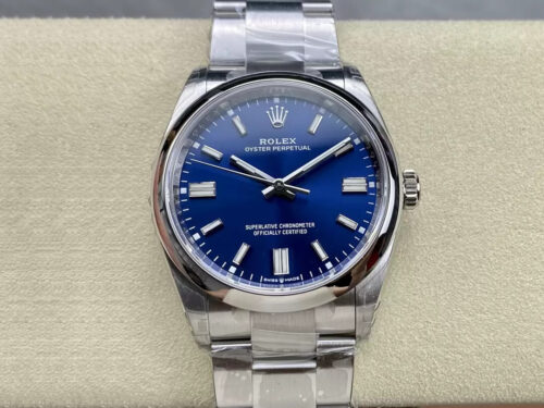 Replica Rolex Oyster Perpetual M126000-0003 36MM VS Factory Blue Dial - Replica Watches Factory