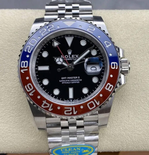 Replica Rolex GMT Master II M126710BLRO-0001 Clean Factory V3 Black Dial - Replica Watches Factory