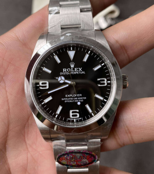 Replica Rolex Explorer M214270-0003 39MM Clean Factory Black Dial