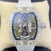 Replica Richard Mille RM053-02 RM Factory Transparent Tourbillon Rubber Strap - Replica Watches Factory