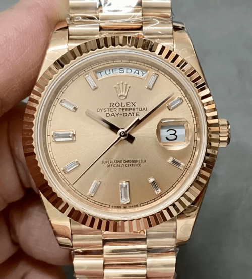 Replica Rolex Day Date M228235-0004 GM Factory Gold Case
