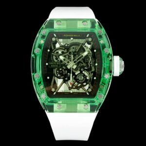 Replica Richard Mille RM35-01 RM Factory Transparent Green Case