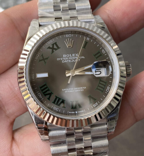 Replica Rolex Datejust M126334-0022 41MM VS Factory Stainless Steel Strap